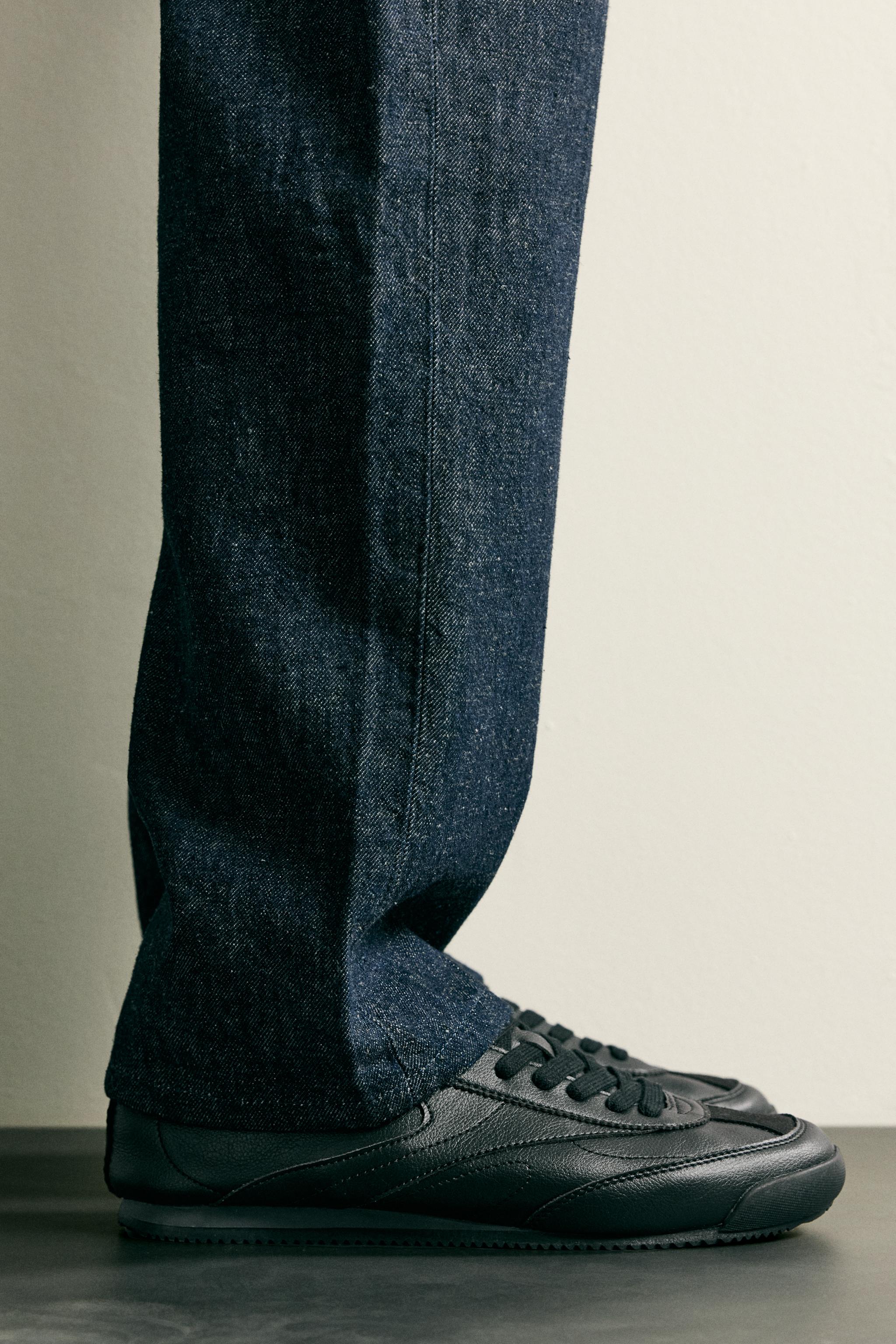 レトロスタイルスニーカー - ブラック | ZARA Japan / 日本