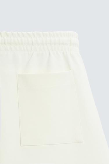 TECHNICAL INTERLOCK BERMUDA SHORTS - Oyster-white by Zara - Image 8
