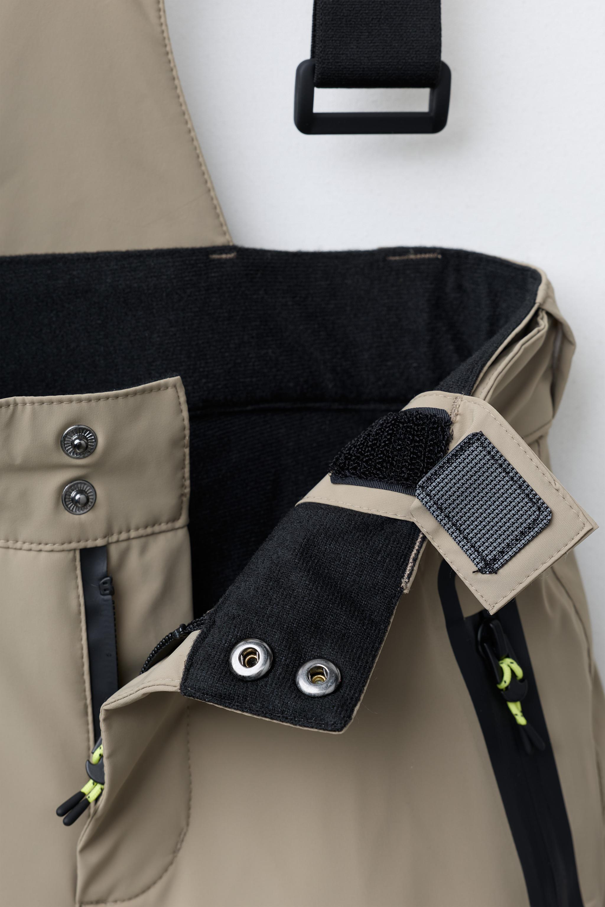 RECCO®システム搭載防水・防風サスペンダーパンツ - スキー