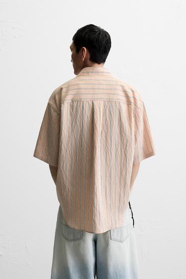 STRIPED FLOWING SHIRT - striped by Zara - Image 2