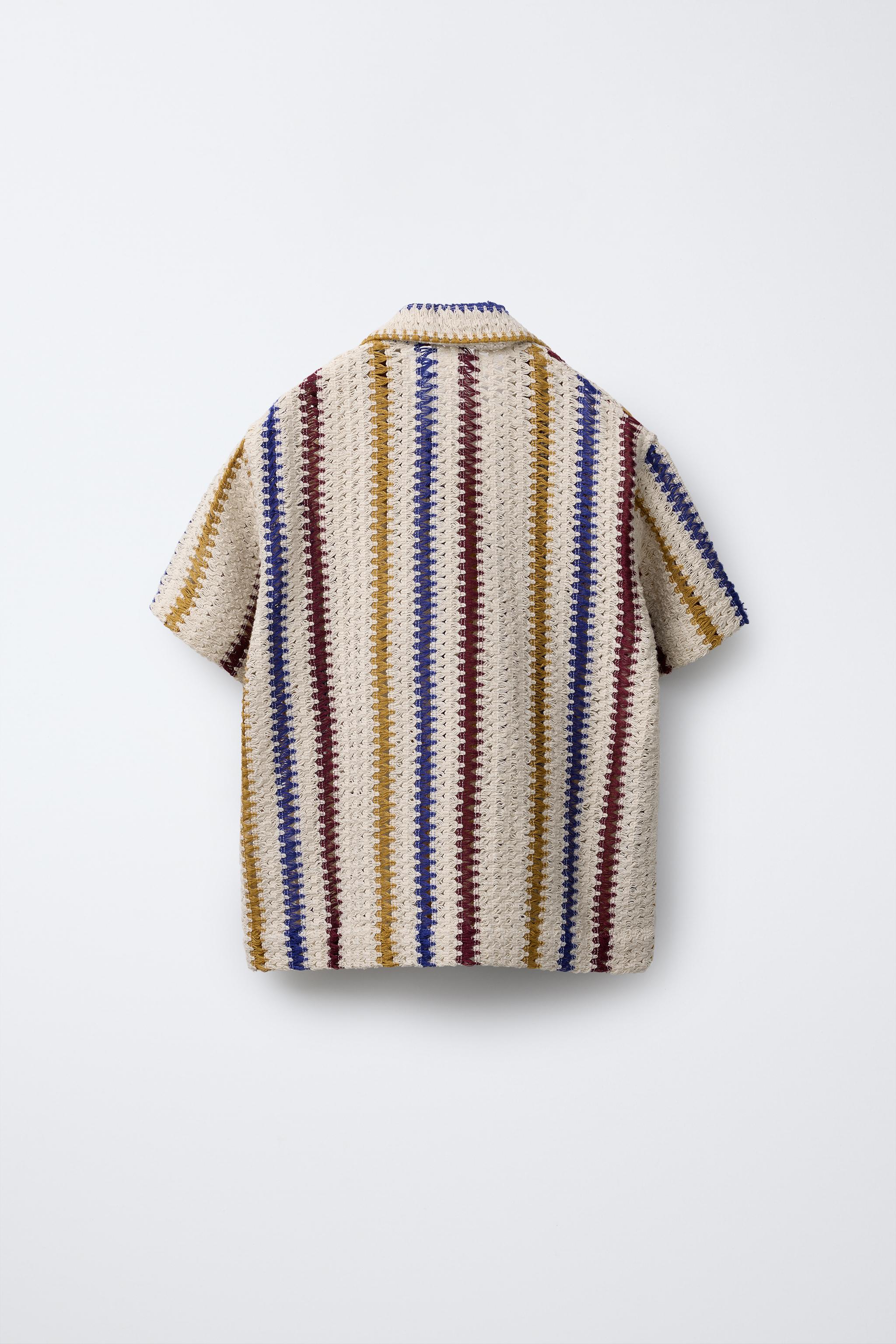 【ZARA】テクスチャークロシェシャツストライプ 03798672712-e2.jpg?ts=