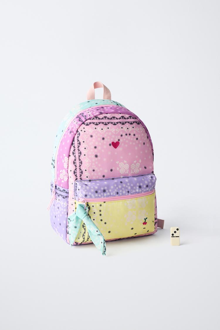 Mochila con estampado de cachemira 6