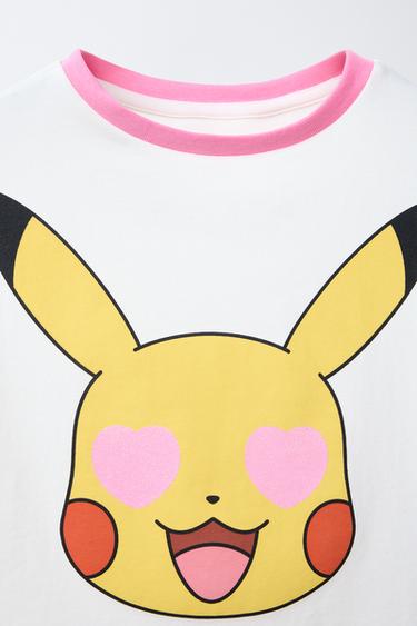 6-14 YEARS/ PIKACHU POKÉMON ™ T-SHIRT AND BERMUDA PYJAMAS - Pink by Zara - Image 5
