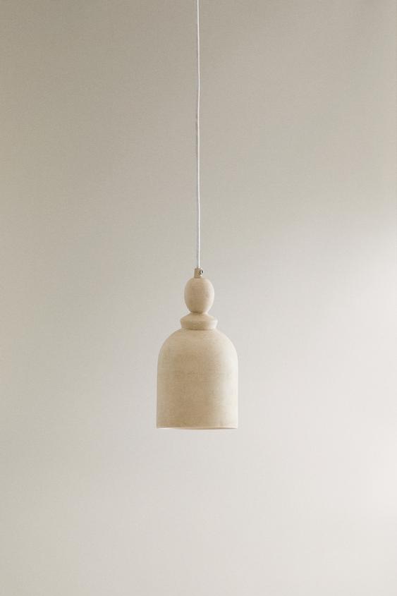 GRANDE LAMPE SUSPENSION CÉRAMIQUE - Beige de Zara - Image 0