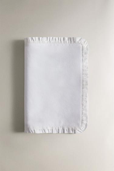 RECTANGULAR PLACEMAT WITH RUFFLE TRIM - White by Zara - Image 2