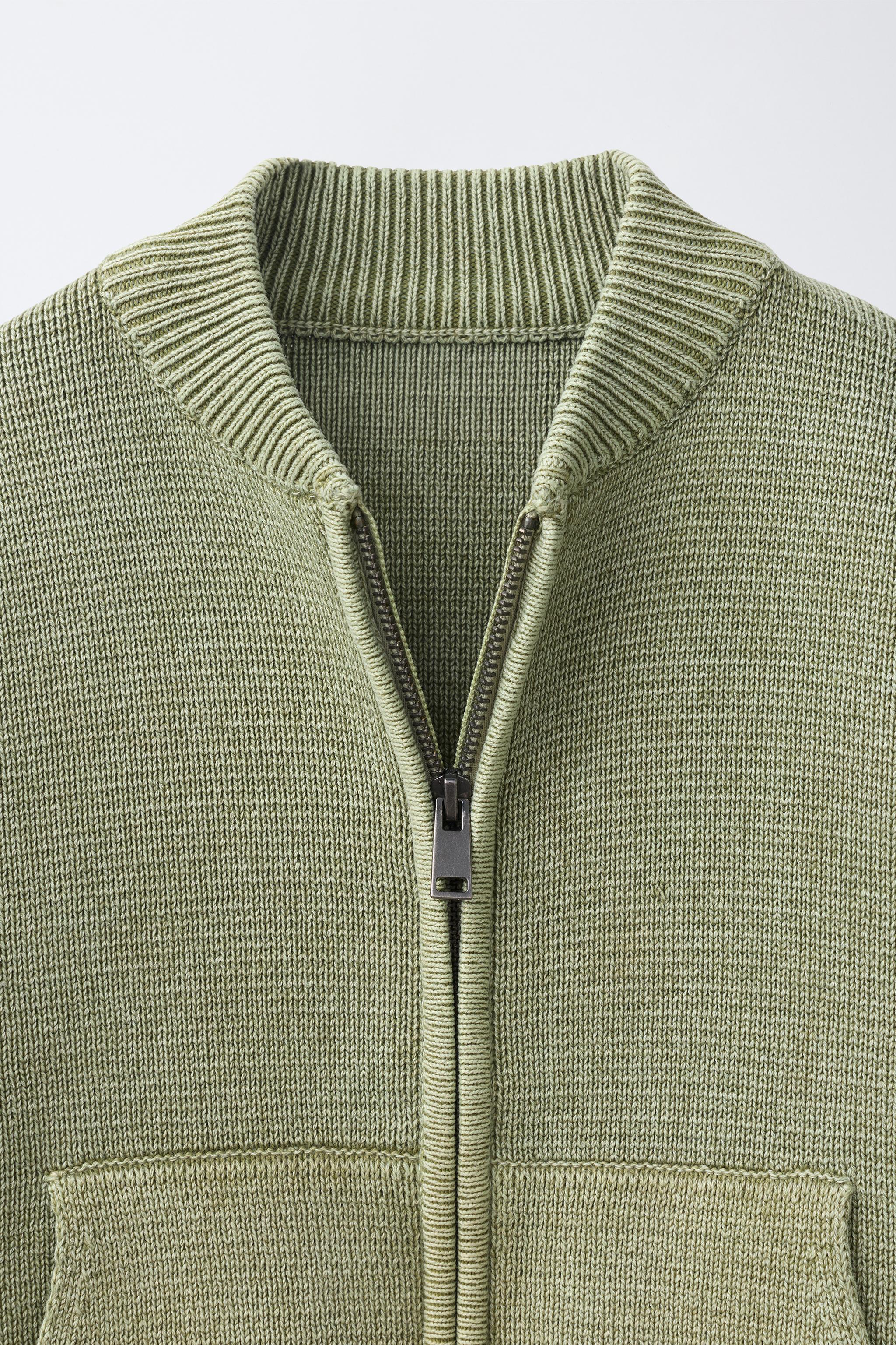 Детские кардиганы Zara ACID WASH KNIT CARDIGAN — фото 3
