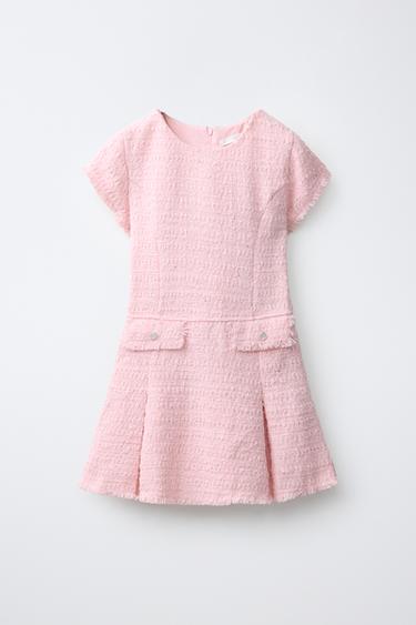 VESTIDO COM ESTRUTURA - Rosa da Zara - Imagem 0
