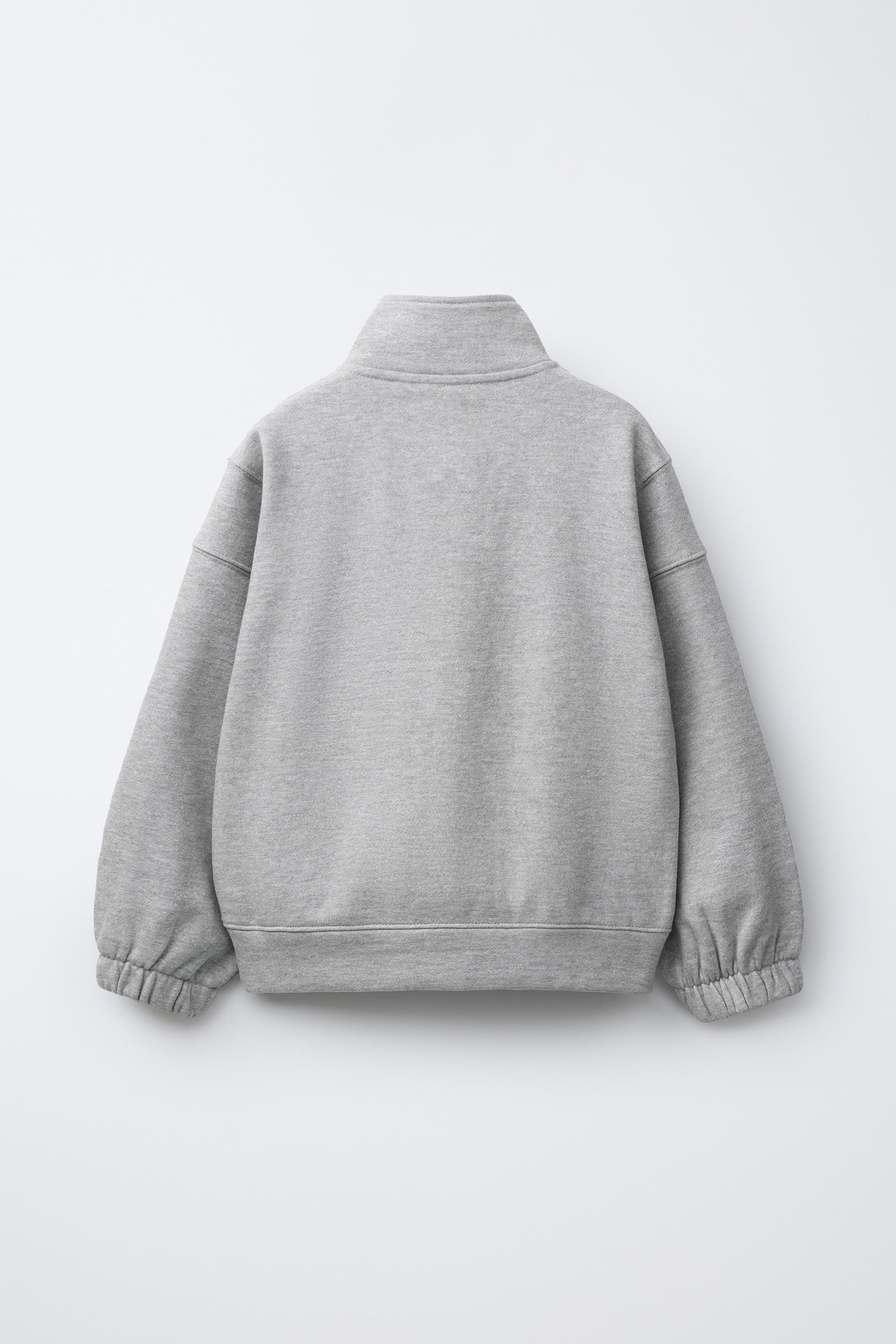 袖 CHAMPION ® X ZARA TEXT SWEATSHIRT - Gray marl | ZARA United