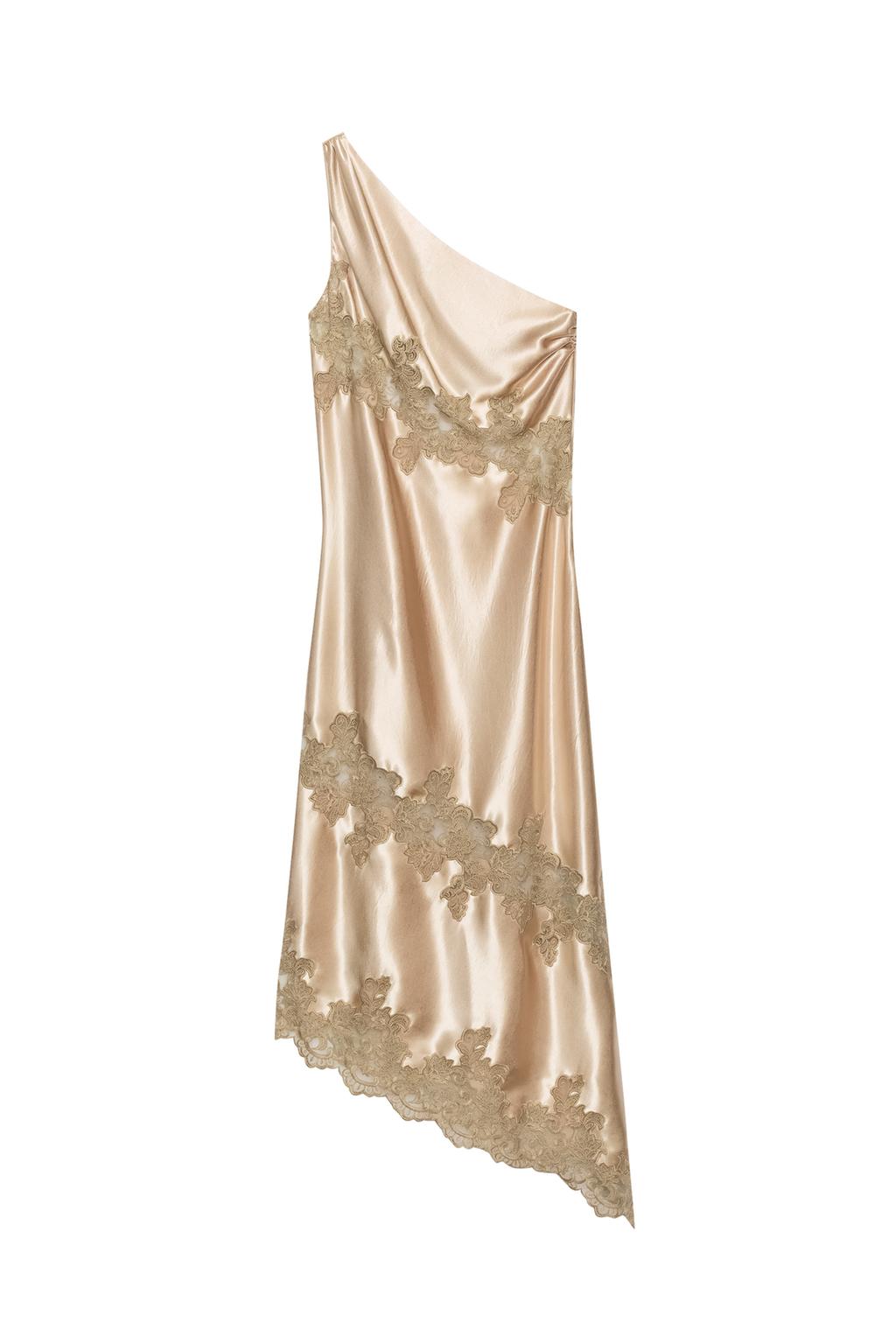 ASYMMETRIC LINGERIE STYLE DRESS - image 3