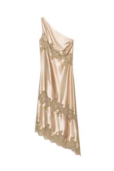 ASYMMETRIC CAMISOLE DRESS - Cava by Zara