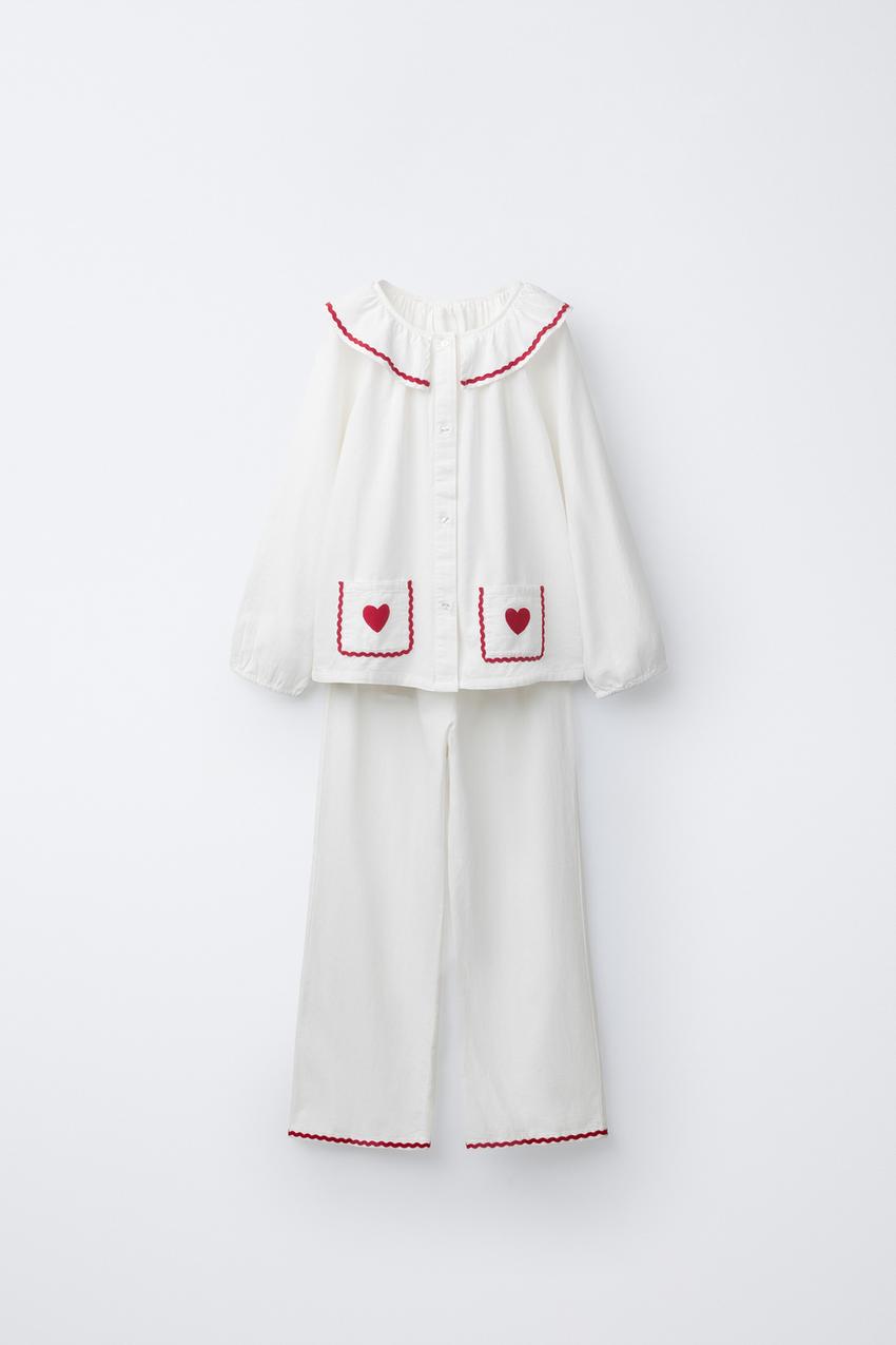 Pyjama Babygros Zara Fille 3-6 Mois - Rouge Coton Jersey Thème Noël - Occasion Très Bon état
