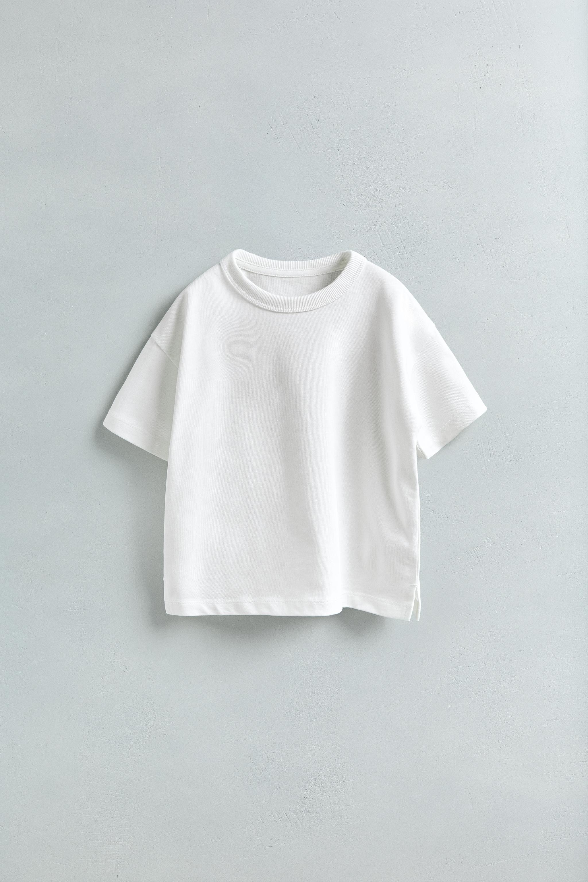 BASIC HEAVY WEIGHT T-SHIRT - White | ZARA Georgia