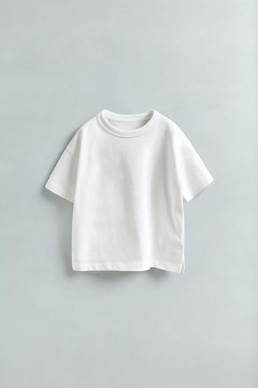 CAMISETA BÁSICA HEAVY WEIGHT - Branco da Zara