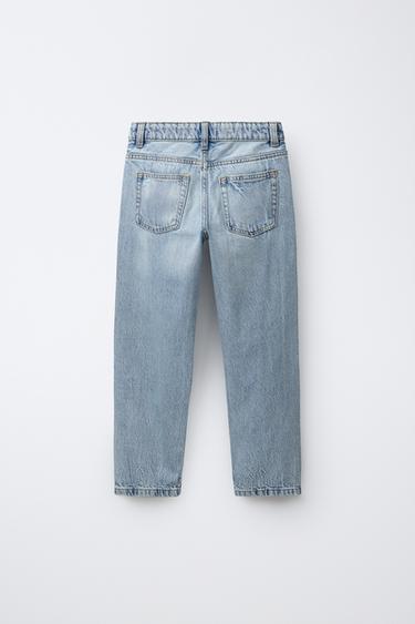 JEAN DROIT DÉCHIRÉ - Bleu de Zara - Image 1