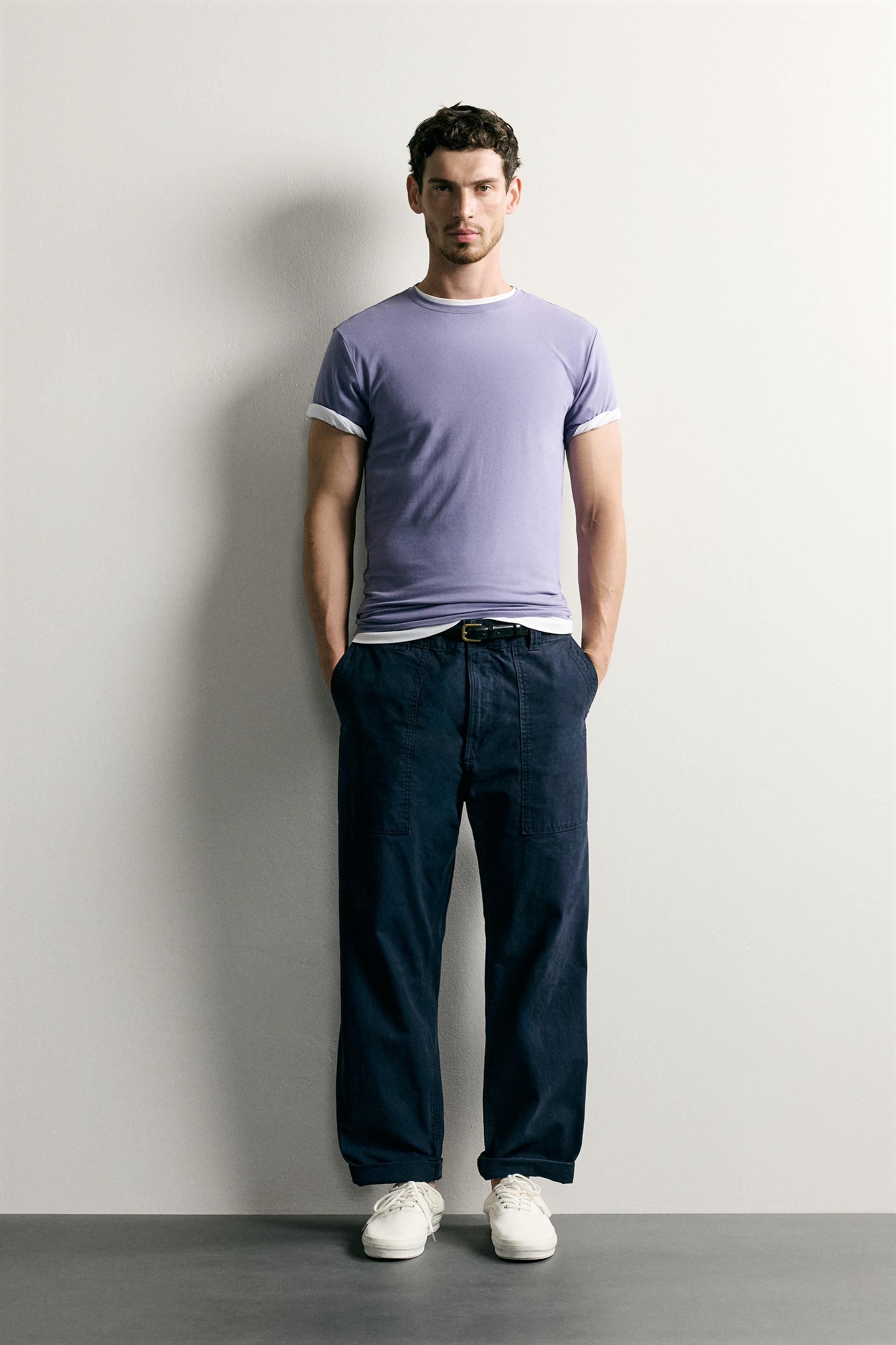 Zara BASIC SLIM FIT T-SHIRT /01