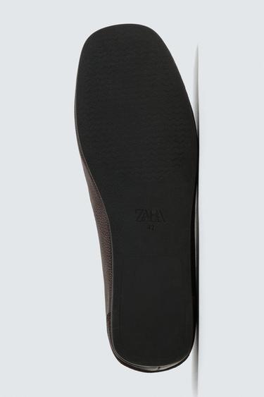 LEATHER DECK SHOES - Brown by Zara - Image 6
