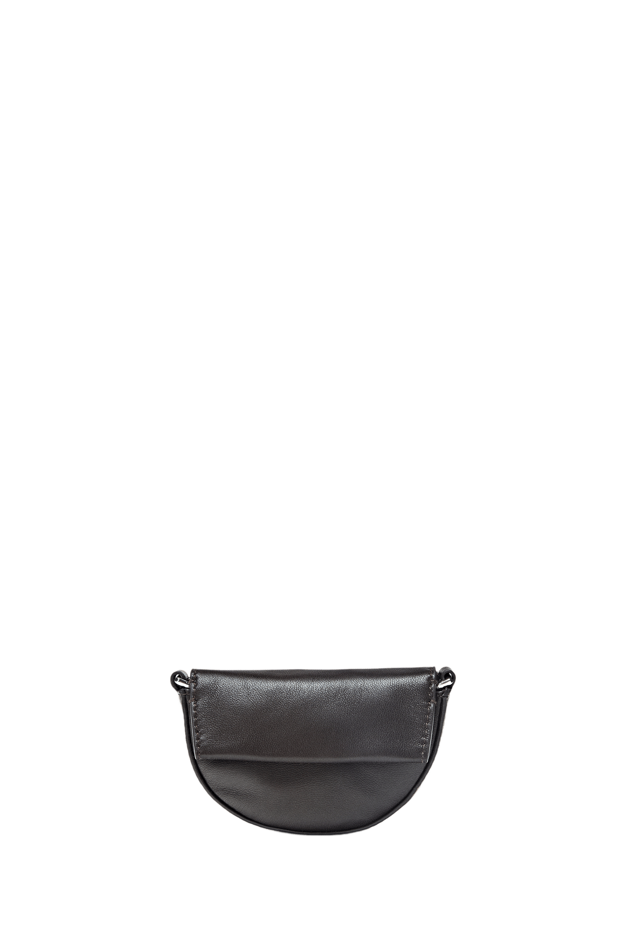 Nappa leather mini crossbody bag — Brown