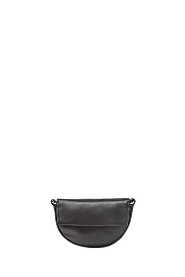 Nappa leather mini crossbody bag — Brown 1