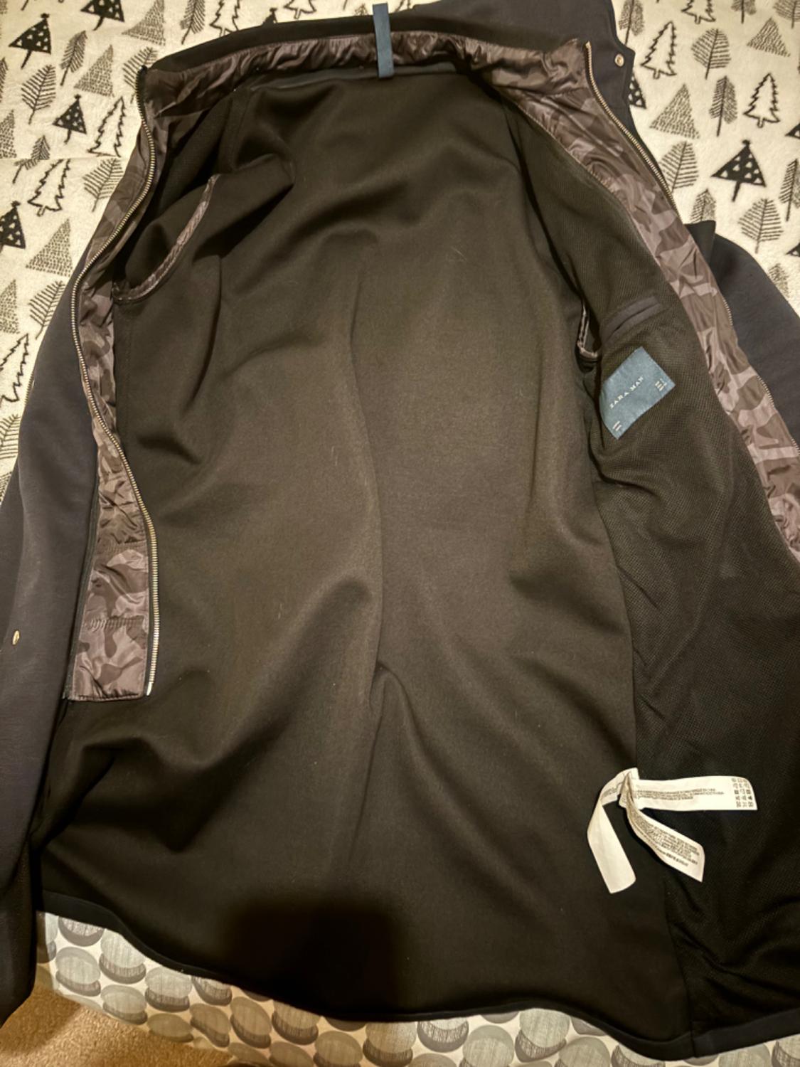 NAVY BLUE COAT WITH REMOVABLE INTERIOR - Image 5