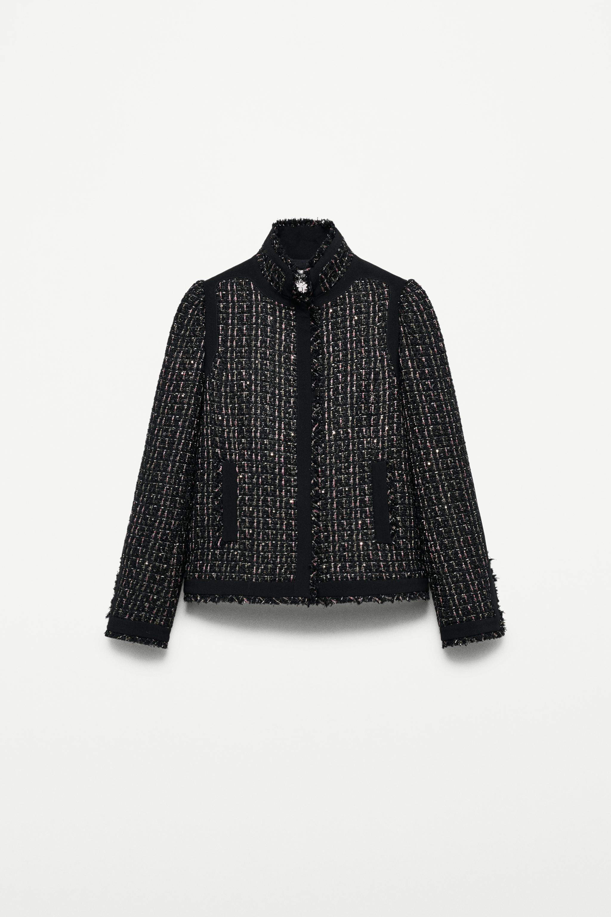 ウール混ジャケット - THE ITEM ZARA WOMAN - ブラック | ZARA Japan