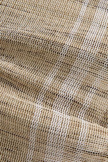 SET DE TABLE RAMIE RAYURES - Beige clair de Zara - Image 3