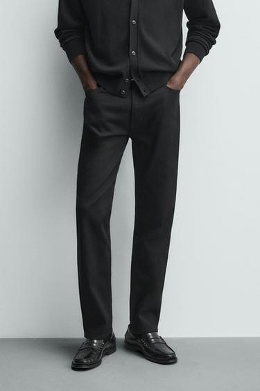 COMFORT SLIM FIT JEANS - Black by Zara