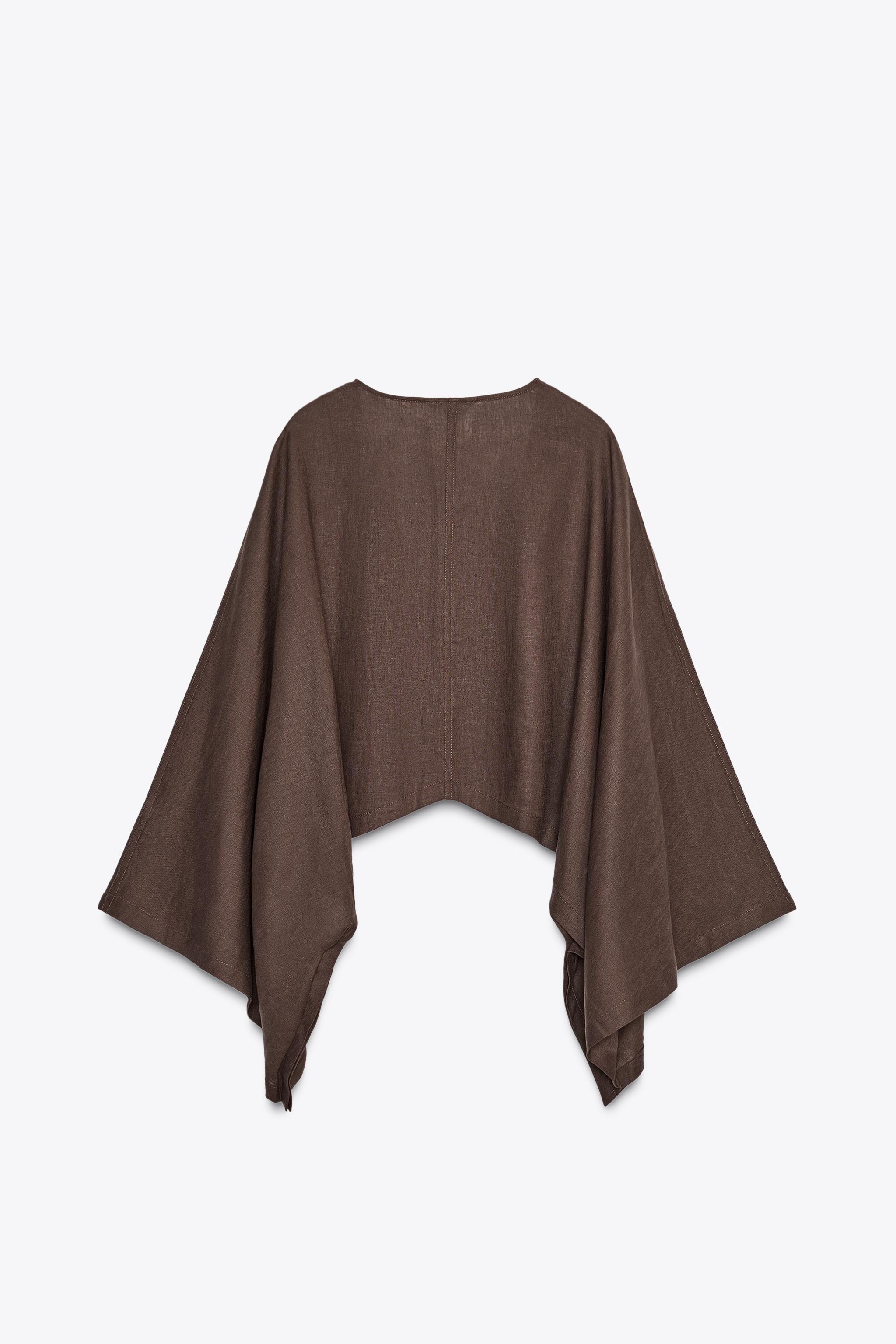 ASYMMETRIC CAPE KIMONO