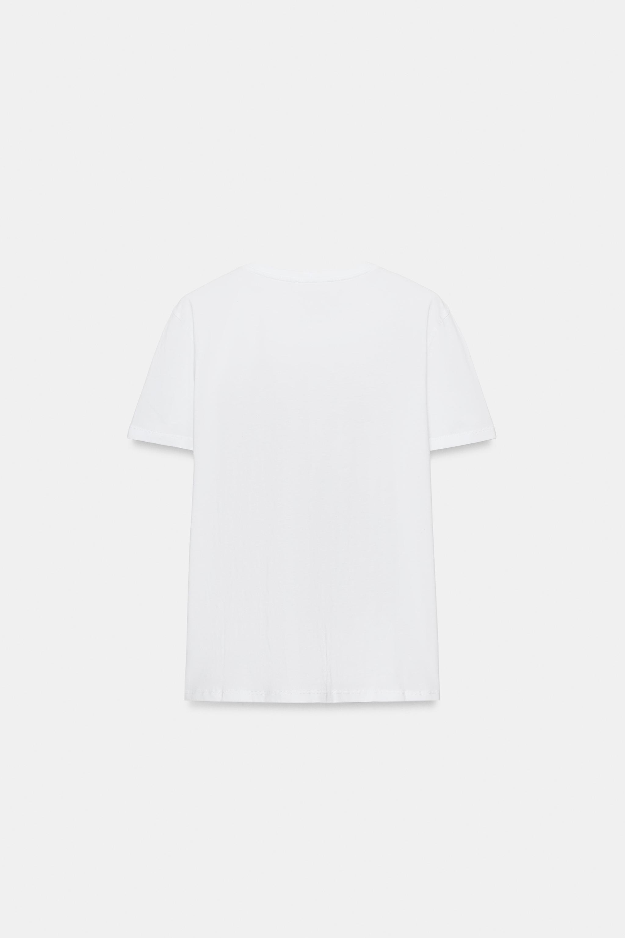 METALİK BASKILI T-SHIRT - Görsel 3