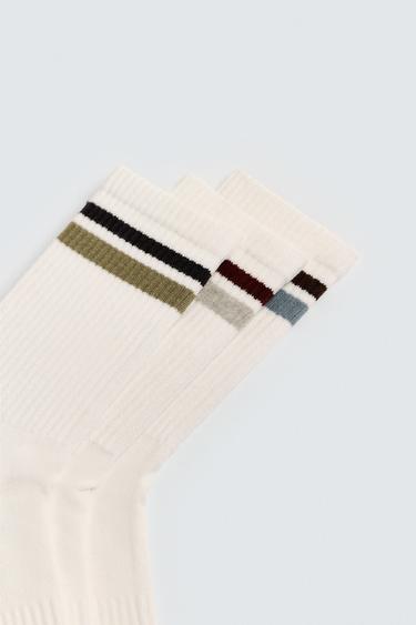 STRIPED SOCKS 3-PACK - various by Zara - Image 2