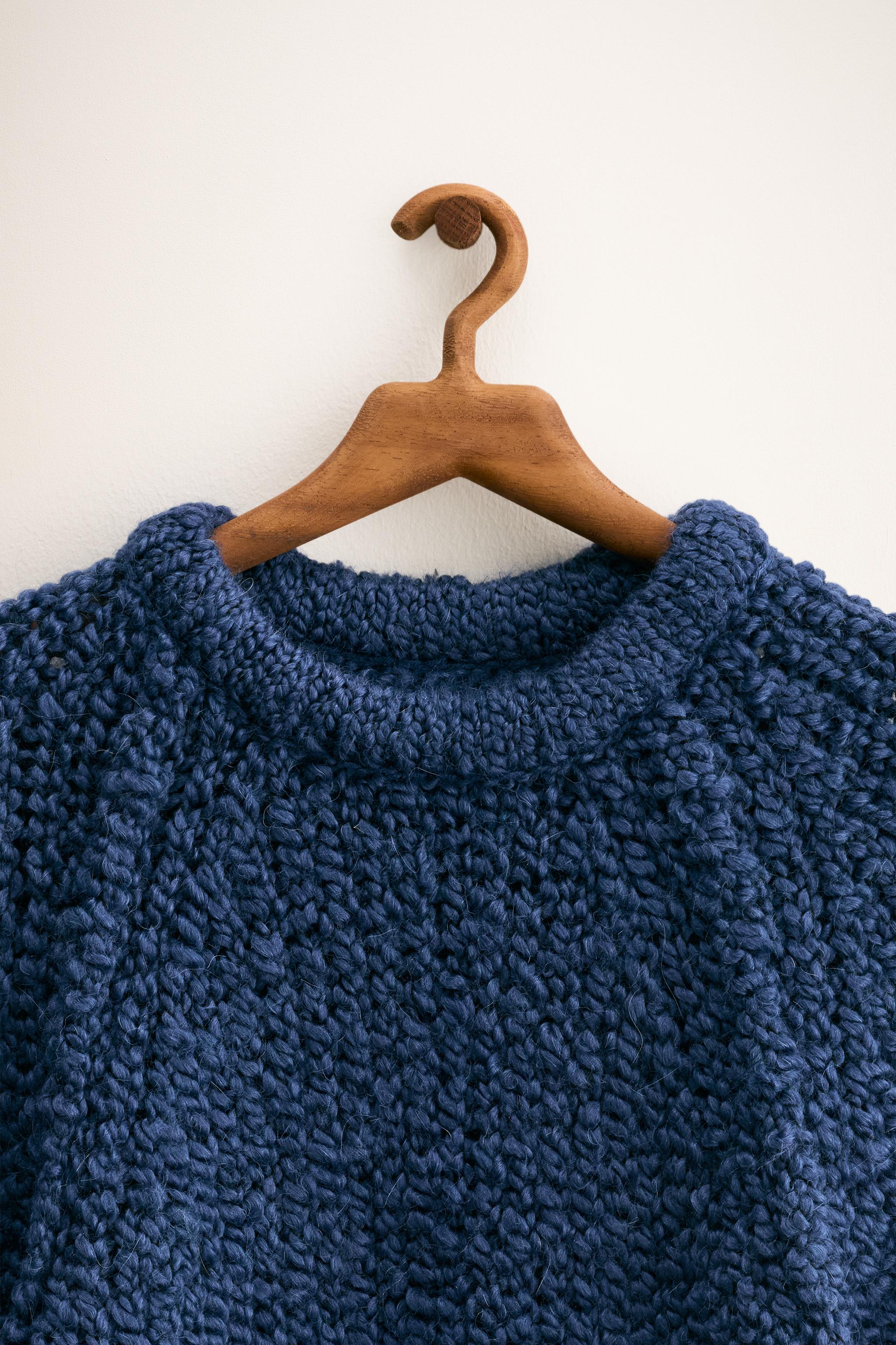 ZARA TIMELESS - CHUNKY KNIT JUMPER WITH WOOL AND ALPACA