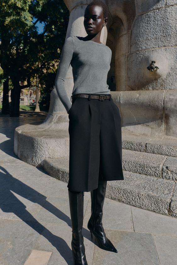 SHORT LONG AVEC CEINTURE