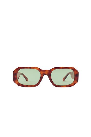 RECTANGULAR SUNGLASSES - Brown by Zara