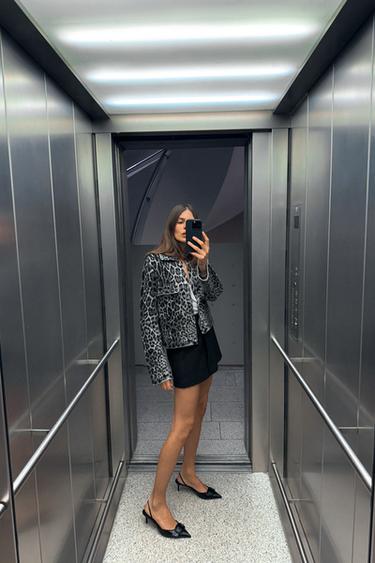 GIACCA JACQUARD ANIMALIER - Leopardo / Grigio di Zara - Immagine 0