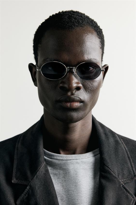 GAFAS DE SOL REDONDAS - Plata de Zara - Imagen 0