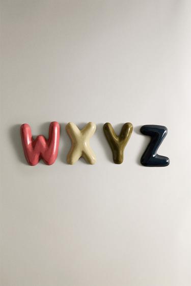 WANDDEKORATION BUCHSTABE - Bunt von Zara