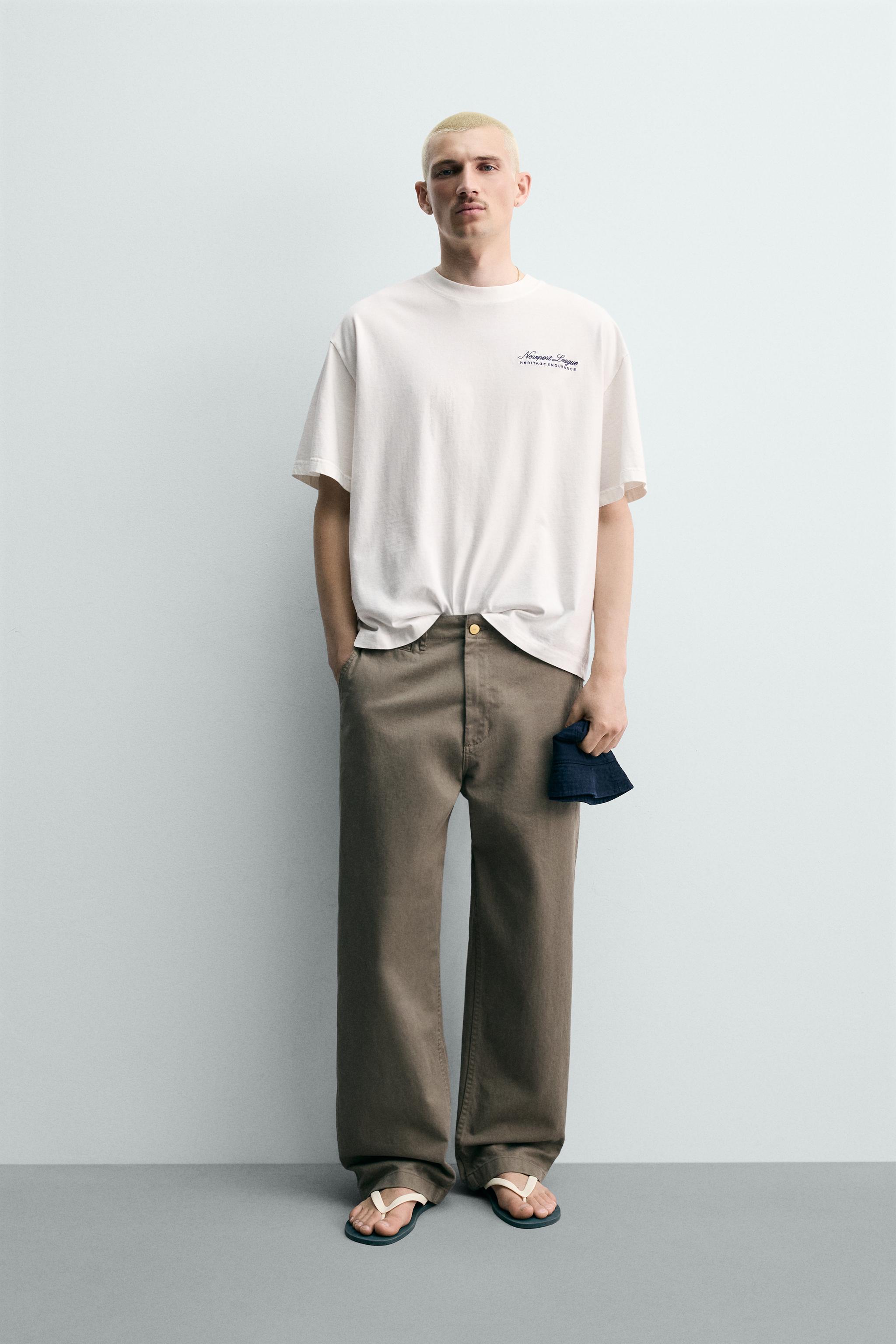 COMBINATION NAUTICAL PRINT T-SHIRT - White | ZARA Canada