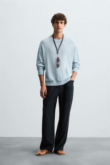 WASHED-EFFECT SWEATER - Bluish by Zara - Image 0