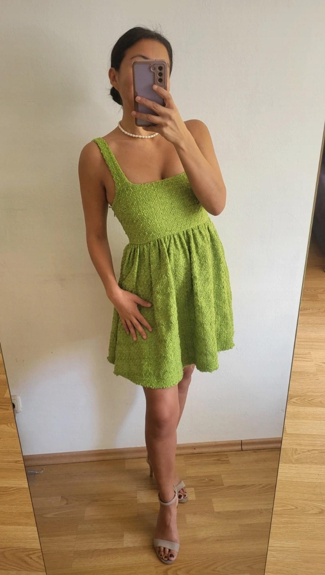 SHORT TEXTURED DRESS