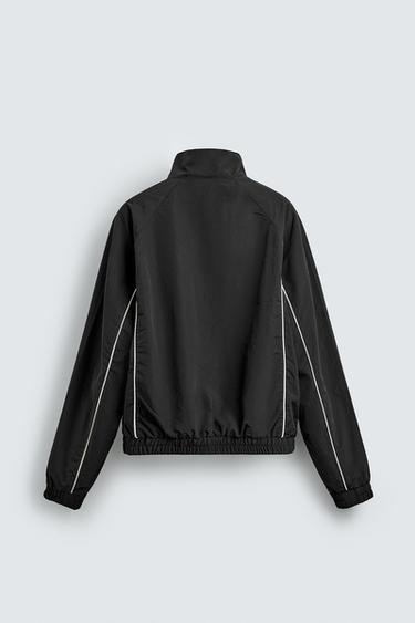 VESTE TECHNIQUE À CONTRASTES - Noir de Zara - Image 7