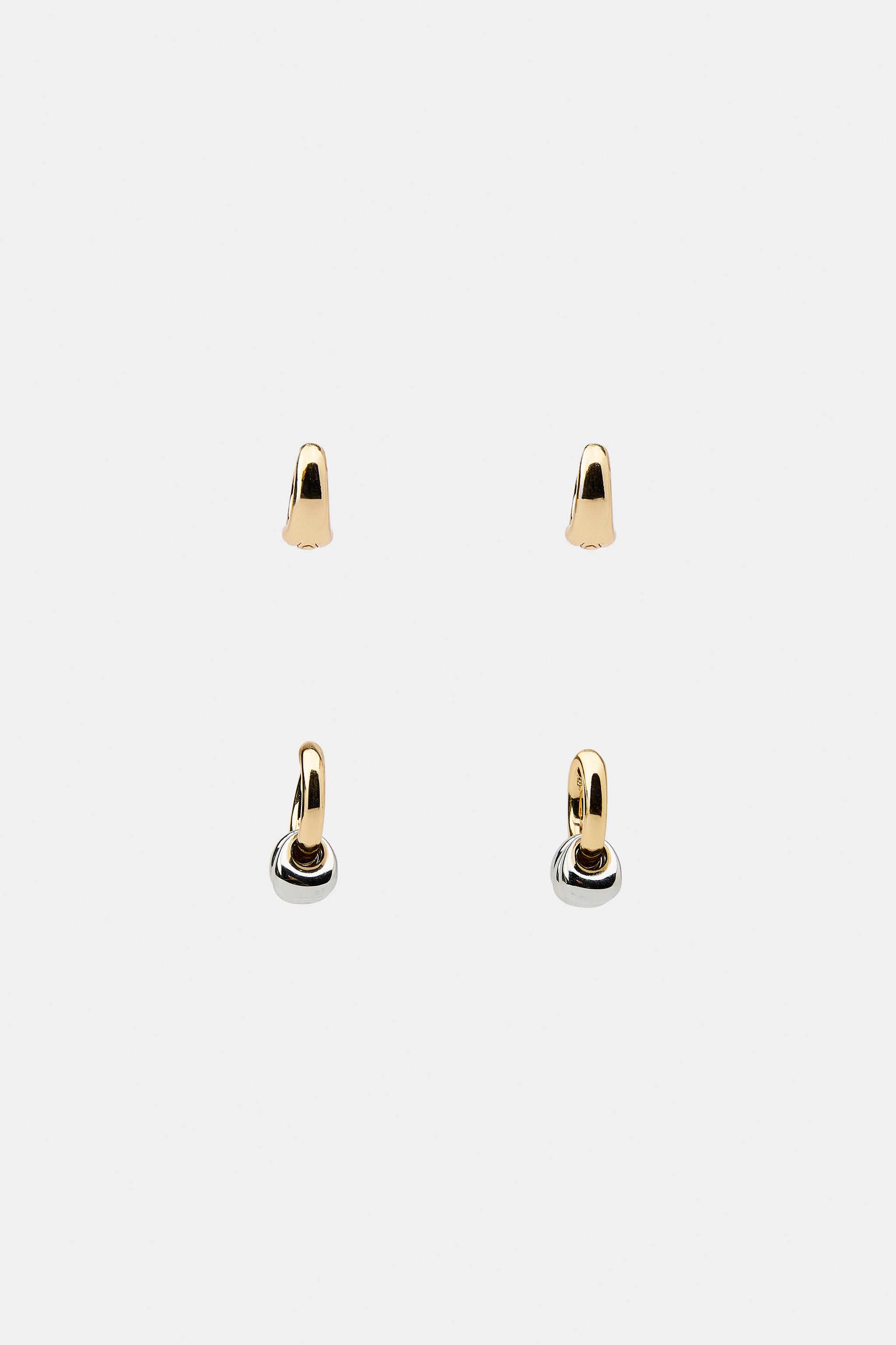 PACK OF COMBINED HOOP EARRINGS