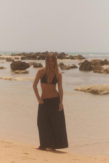 CALÇA CULOTTE - Preto da Zara