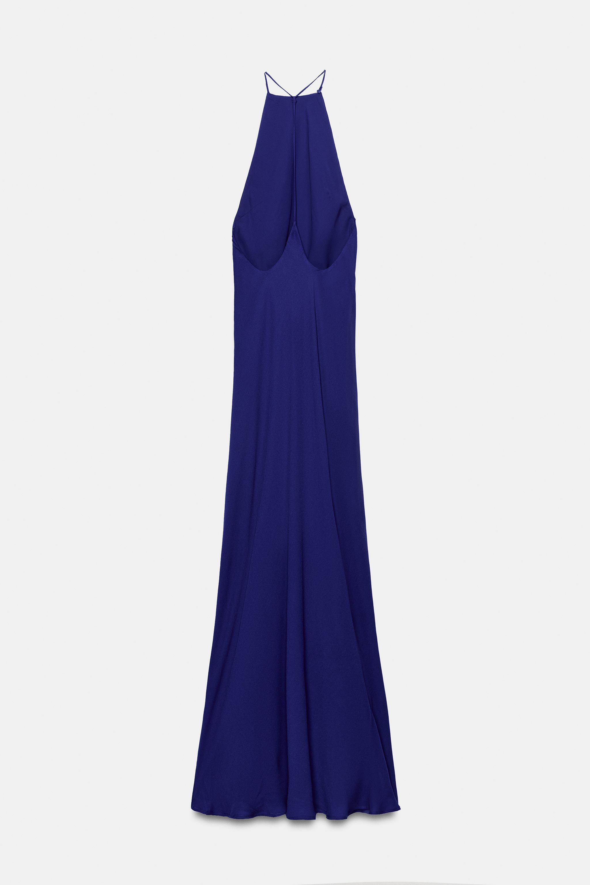 LONG HALTER DRESS