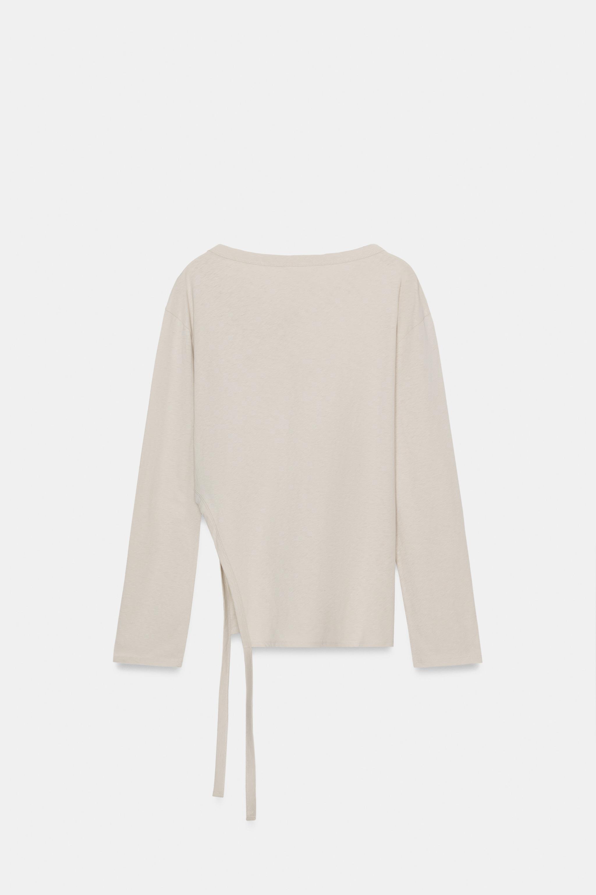 T-SHIRT ASYMÉTRIQUE RUSTIQUE