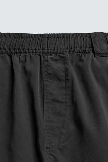 PANTALON RELAXED FIT EN COTON - Noir de Zara - Image 8