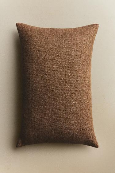 HOUSSE DE COUSSIN TEXTURÉE - Beige clair de Zara