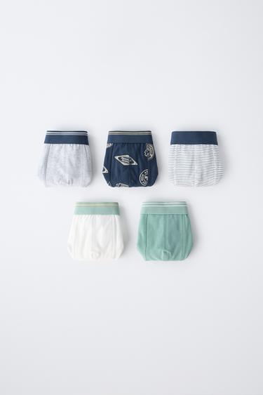 Zara 6-14 GODINA / PAKET OD PET BOKSERICA S UZORKOM – raznobojno