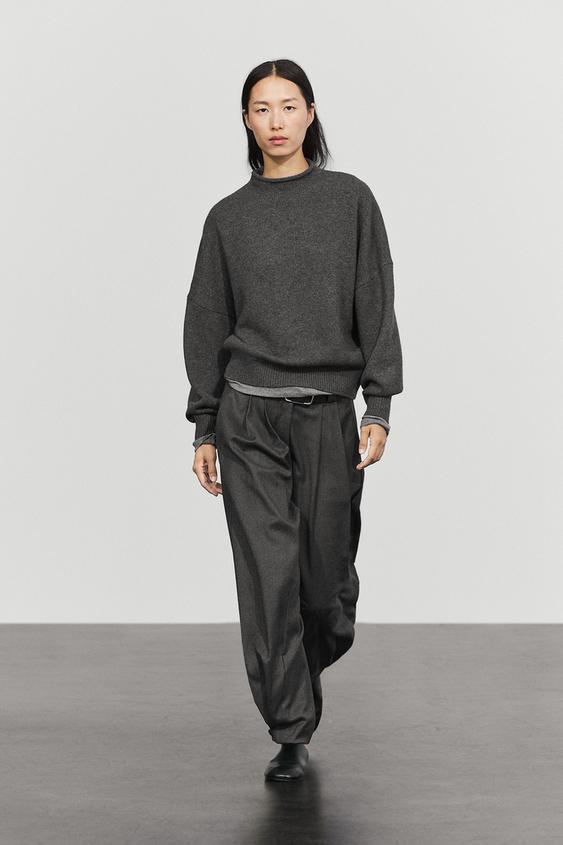 Zara 100% wool oversize knit sweater - 892 - Image 0