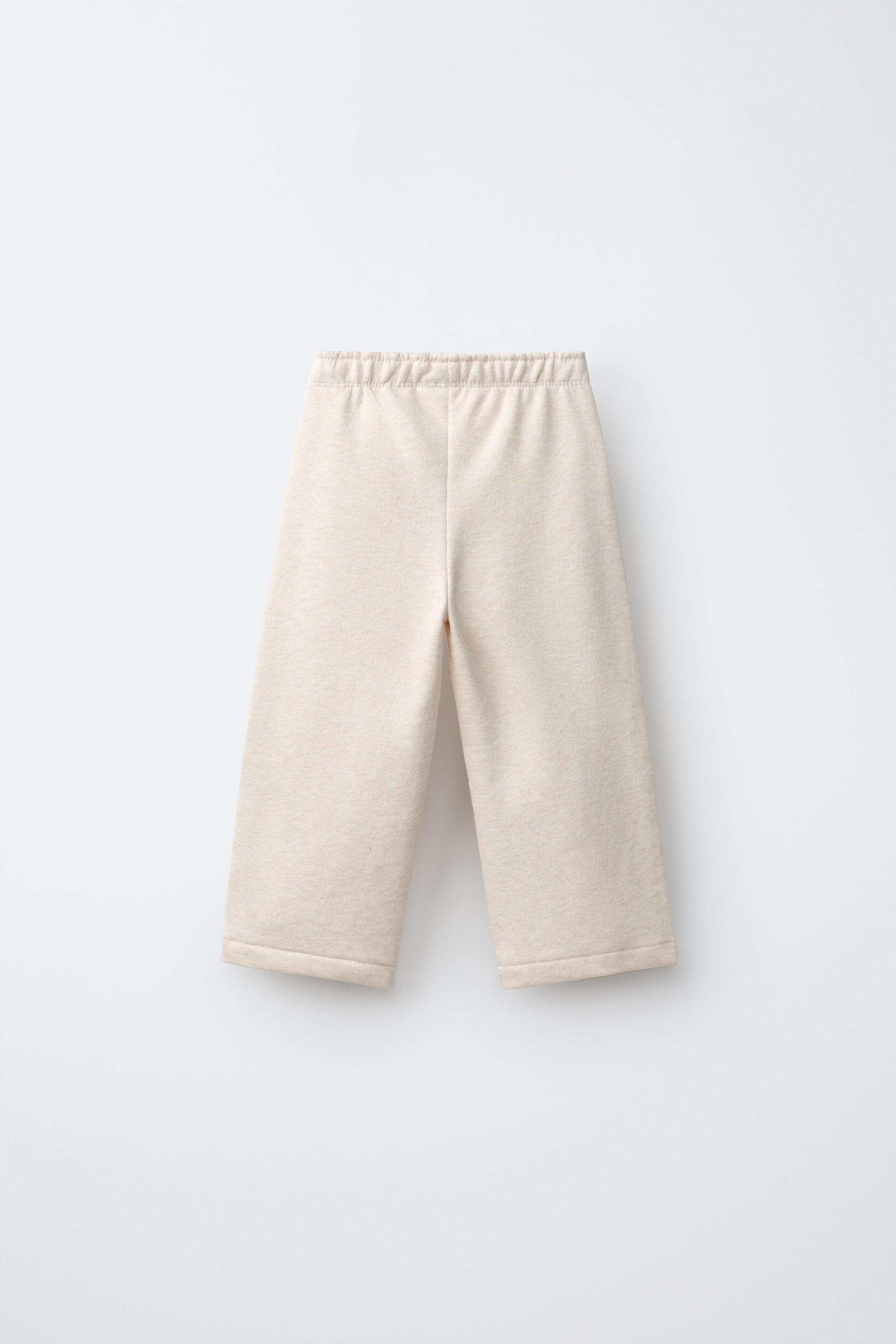 PANTALON WIDE LEG À RUBAN CŒURS
