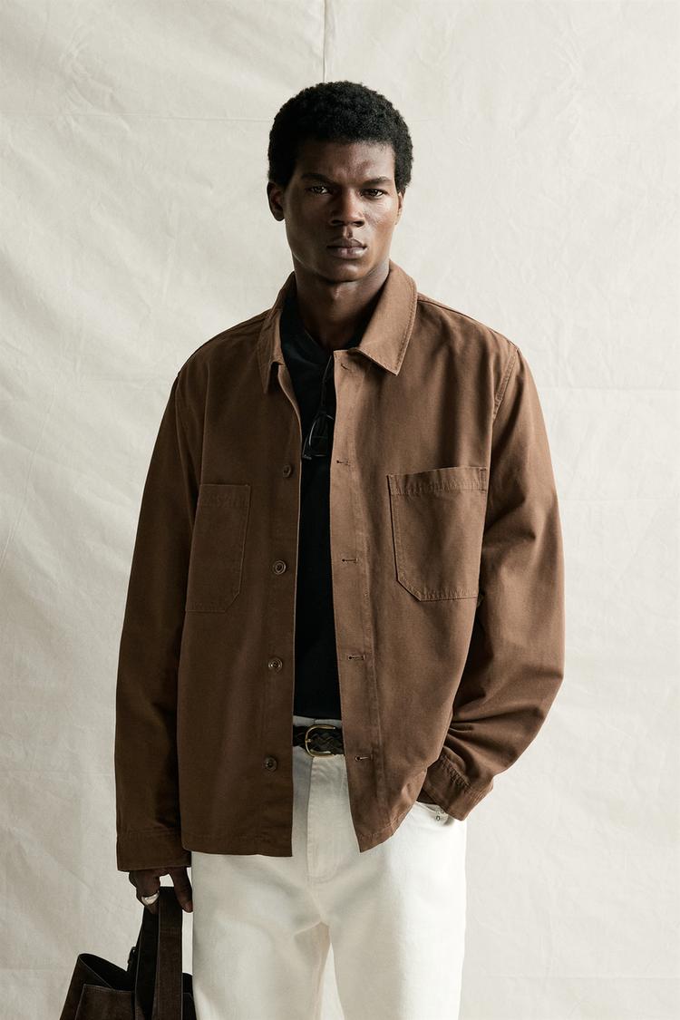 CANVAS REGULAR FIT OVERSHIRT