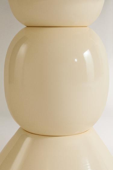 TABLE D'APPOINT MÉTAL - Écru / Beige de Zara - Image 3